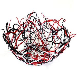 Birdsnest red white black 300x300