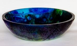 blue bowl