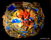 Ribbons Painting by Rick Silas1998 200