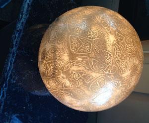 Ice Glass added to glass light fixture300