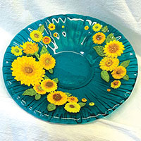 RECORDED LINK 3-D Springtime Sunflower Bowl Learn the 3-D Embellishment Method with Jennifer Power 