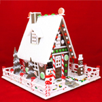 RECORDED LINK Dennis Brady's Glass Gingerbread House with All The Trimmings